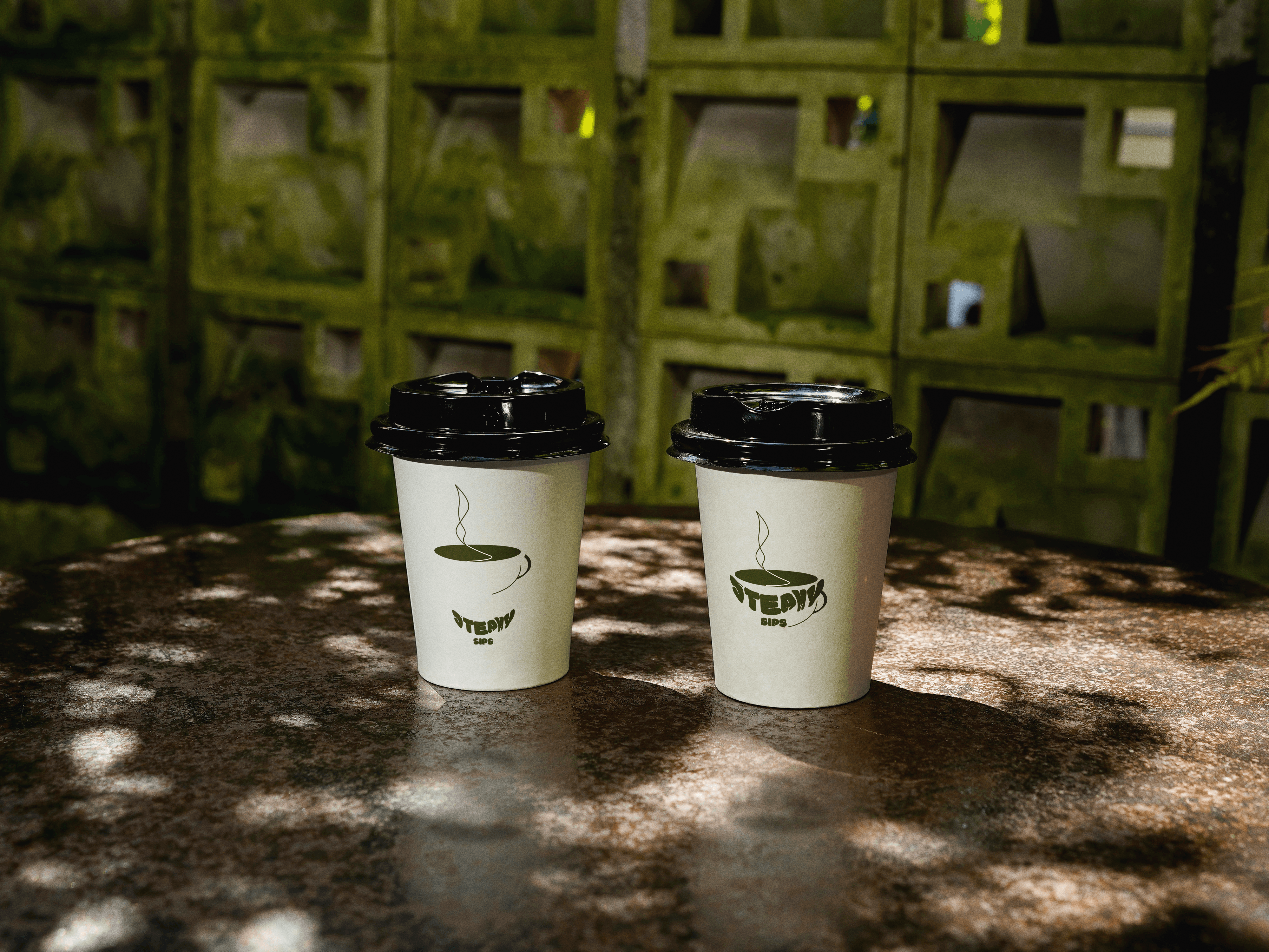 Steamy Sips paper cup